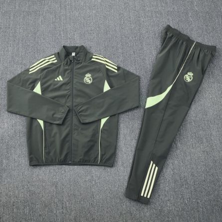 Real Madrid Anthem Jacket Green 2025 RMA0249 - Image 3