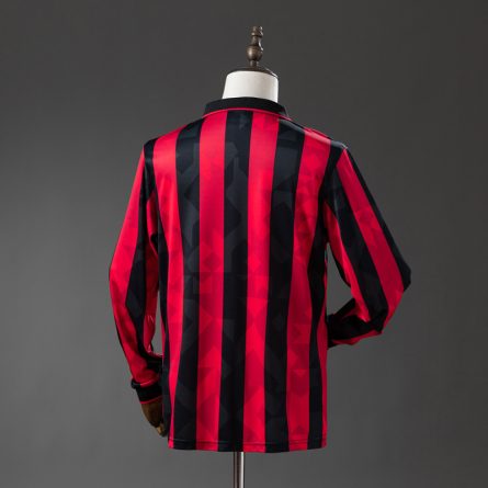 Long Sleeve AC Milan Home Jersey 1993/1994 - Image 2