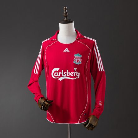 Long Sleeve Liverpool Home 2006 2007