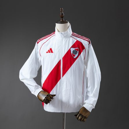 River Plate Windbreaker 2025 White