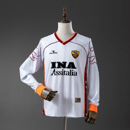 AS Roma 1999 2000 Away Long-Sleeved Retro Jersey - Image 1