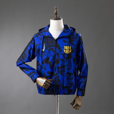 Barcelona Windbreaker 2025–2026 – Blue - Image 1
