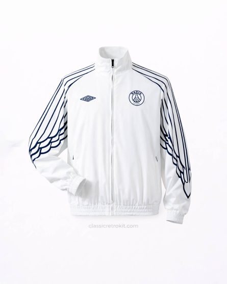 Paris Saint-Germain 2025–2026 Collaboration Windbreaker – White - Image 1