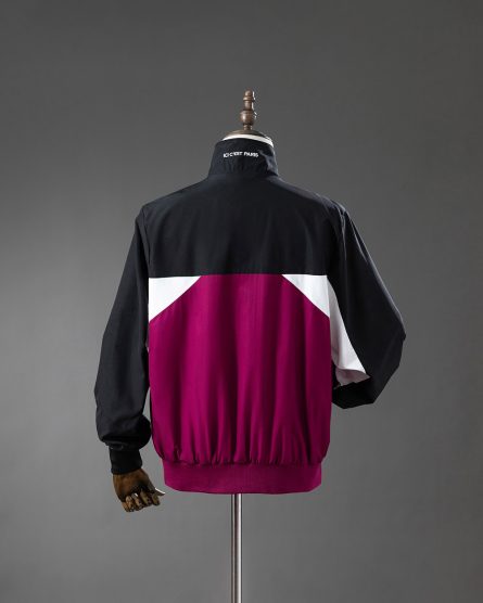 Paris Saint-Germain 2025–2026 Collaboration Windbreaker – Black & Psychedelic Purple - Image 3