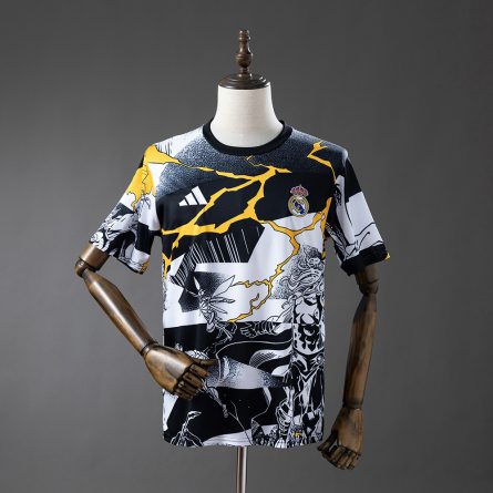 Real Madrid Prematch Training White/Yellow 2025 - Image 1