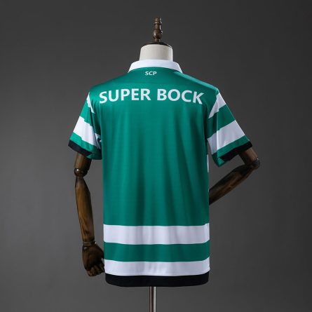 Sporting Lisbon 2018/19 Home Retro Jersey - Image 3